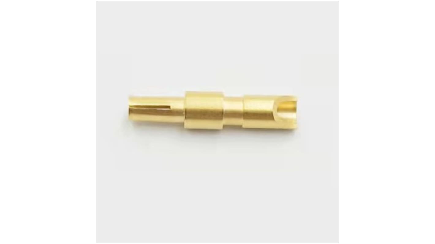 RS PRO 圆形连接器插针母座, 1.35mm尺寸, 焊接接线, 24 →20 AWG线规, 13.05mm长, 电缆安装