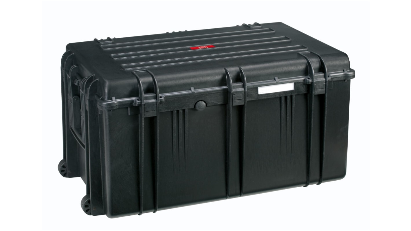 RS PRO Waterproof Plastic, Polymer Watertight Case With Wheels, 860 x 560 x 460mm