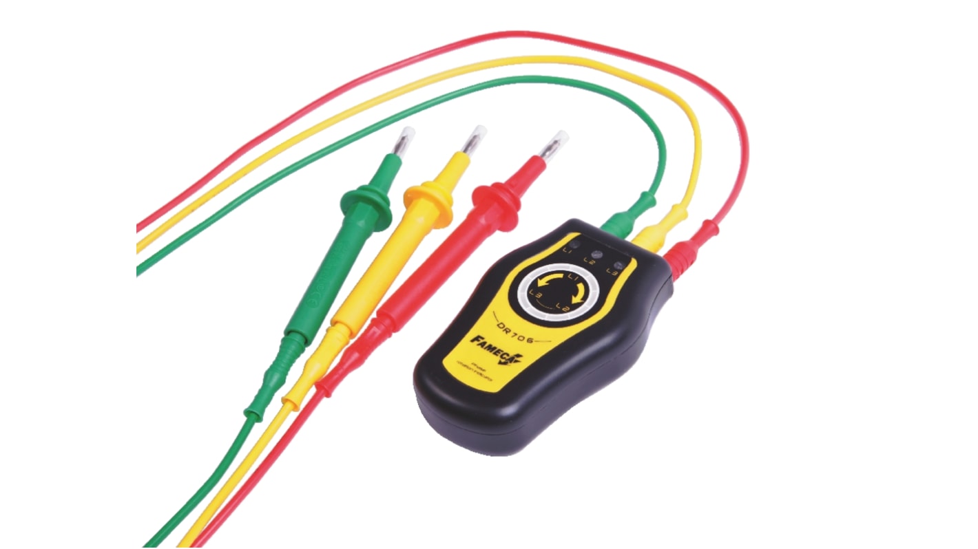Sibille Phase Rotation Tester, CAT III 600V with RS Calibration