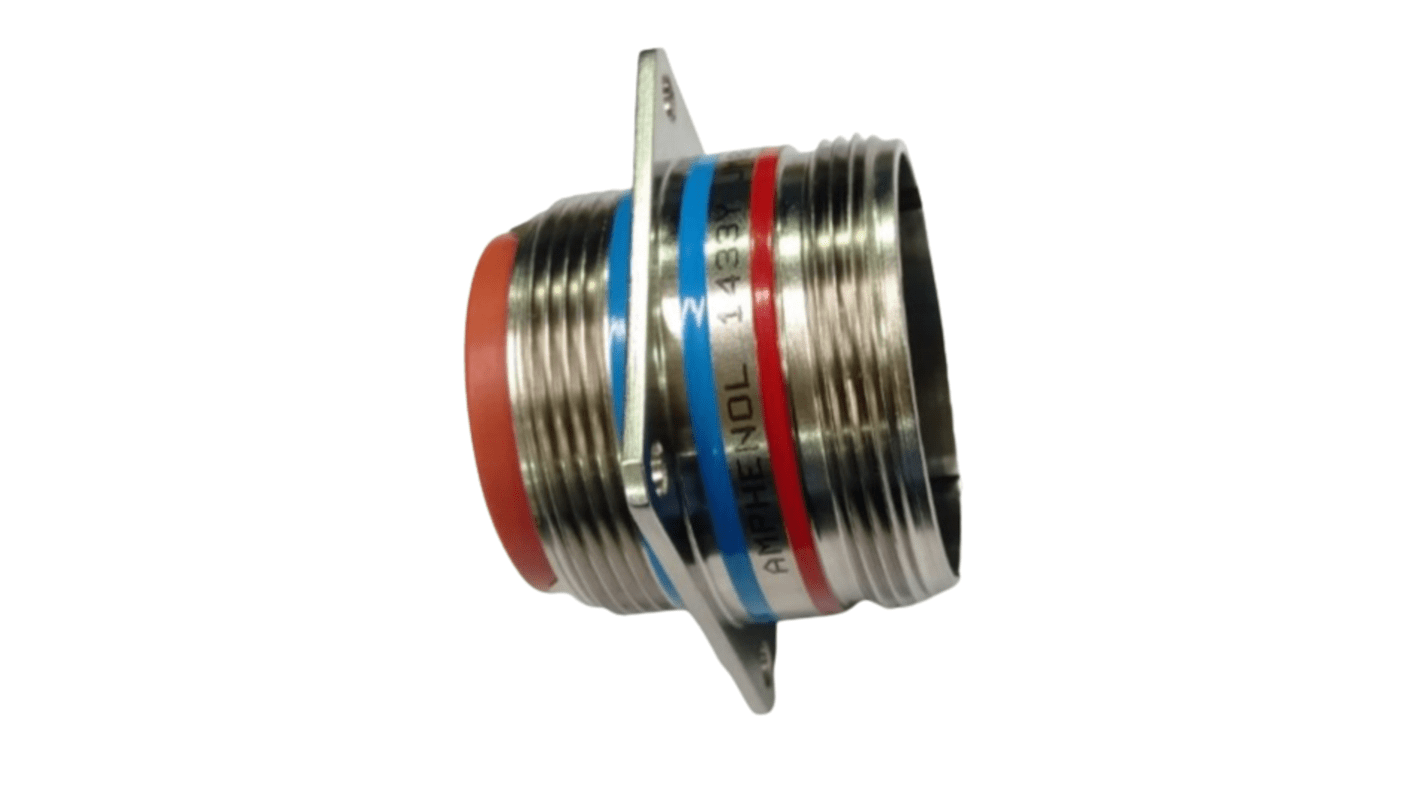 Amphenol India 28 Way MIL Spec Circular Connector Receptacle, Pin Contacts