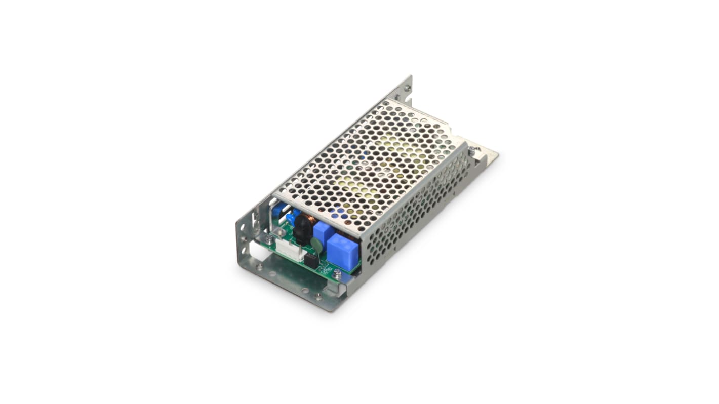 Cosel AC-DC Power Supply, LHA100F-5-SNY, 5V dc, 15A, 75W, 1 Output, 85 → 264V ac Input Voltage