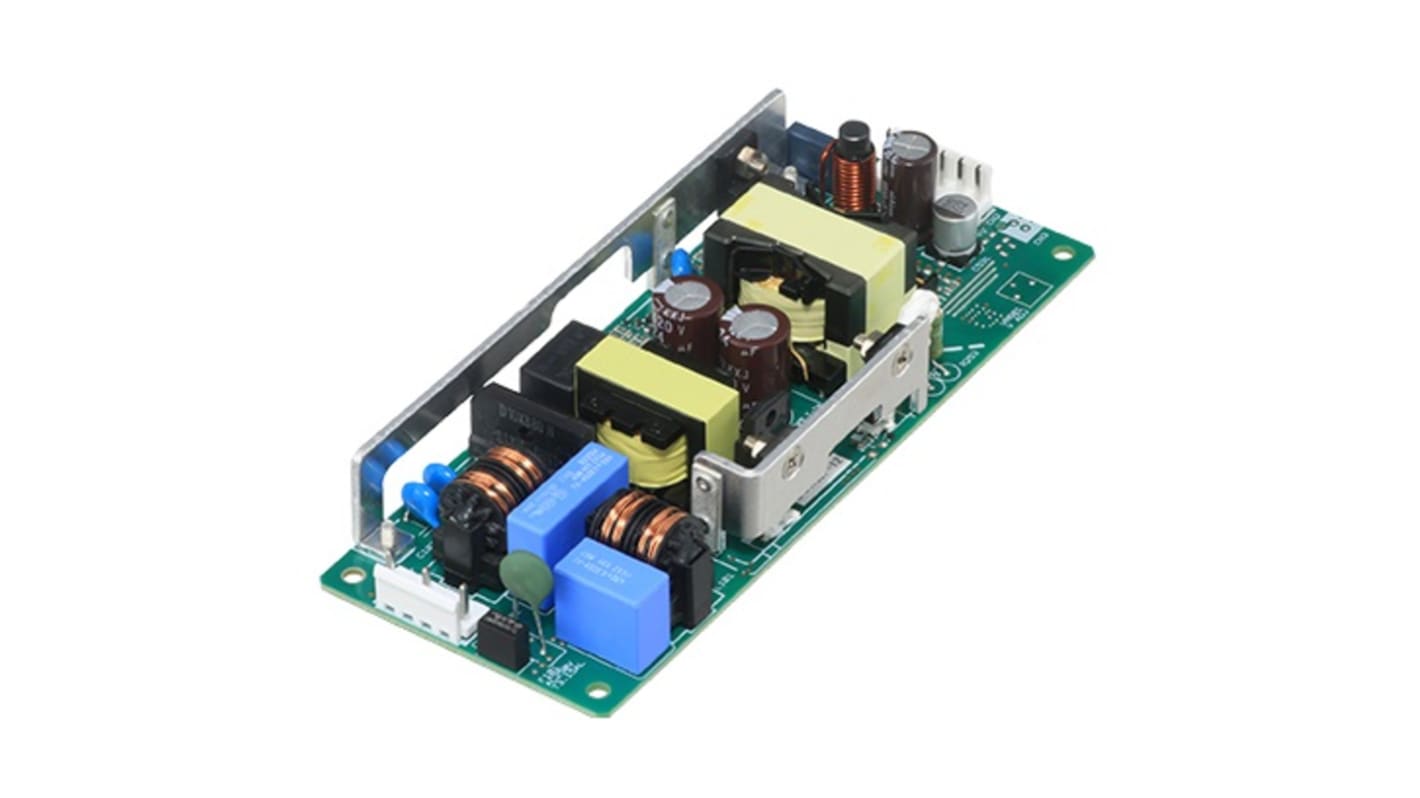 Cosel AC-DC Power Supply, LHA100F-5-Y, 5V dc, 15A, 75W, 1 Output, 85 → 264V ac Input Voltage