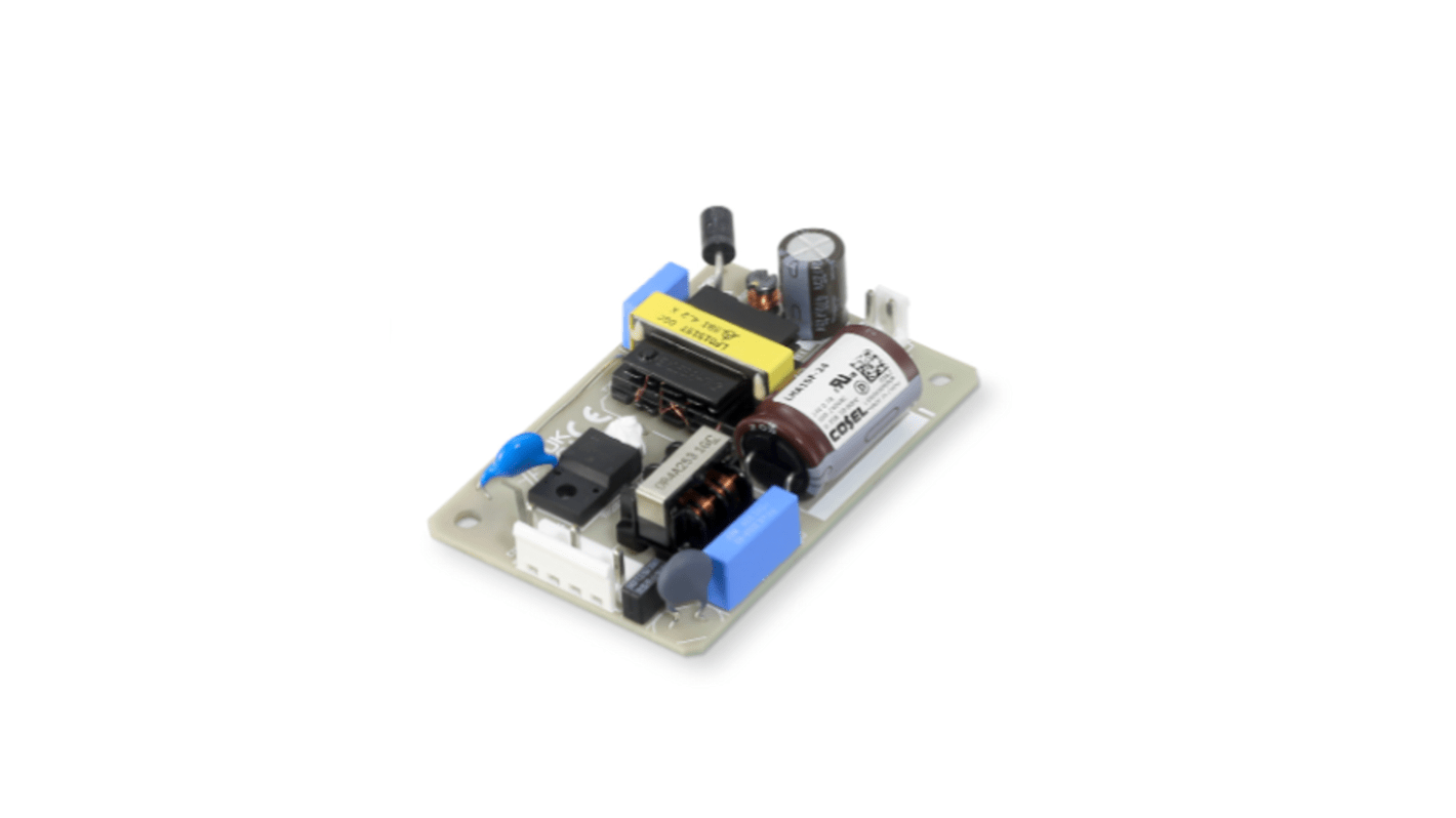 Cosel AC-DC Power Supply, LHA15F-15-SNY, 15V dc, 1A, 15W, 1 Output, 85 → 264V ac Input Voltage