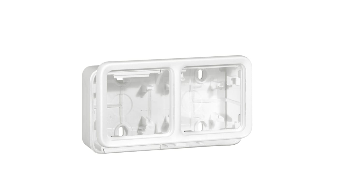 Legrand Black Thermoplastic Back Boxes, IP55, 2 Gangs