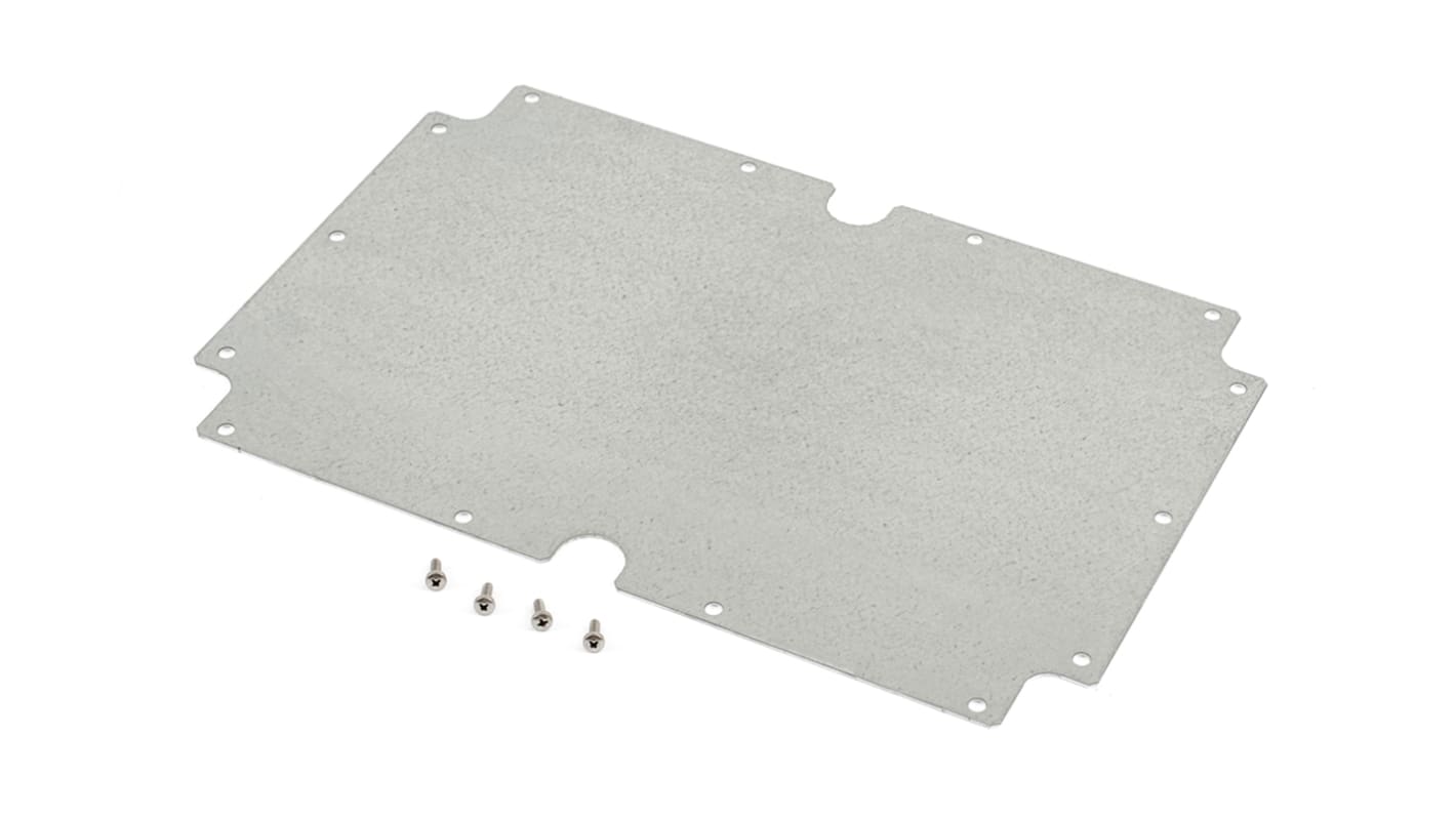 Placa de montaje Hammond en Acero, long. 300mm, ancho 200mm