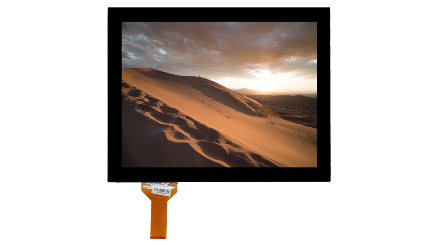 RS PRO TFT LCD-display 12.1tommer Transmissiv TFT XGA LED baglys, 298.24 x 200.32 x 25.6mm, HDMI I/F Touch Screen