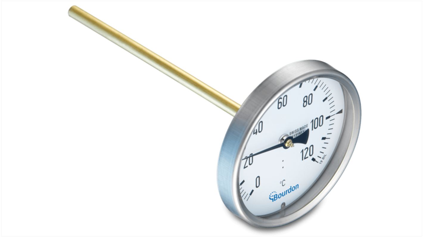Bourdon Dial Thermometer, TB100-212.154.14T