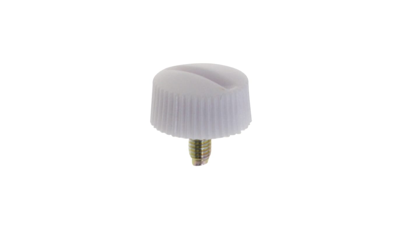 Yahata Neji, M3 Nylon, Steel Thumb Screw, Chrome Plated Finish, 6mm
