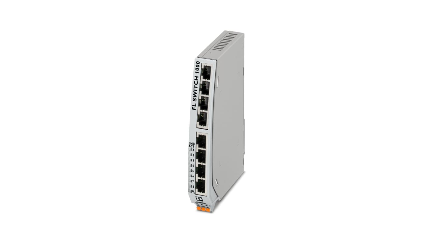 Switch Ethernet Phoenix Contact, 8 puertos, 8 RJ45