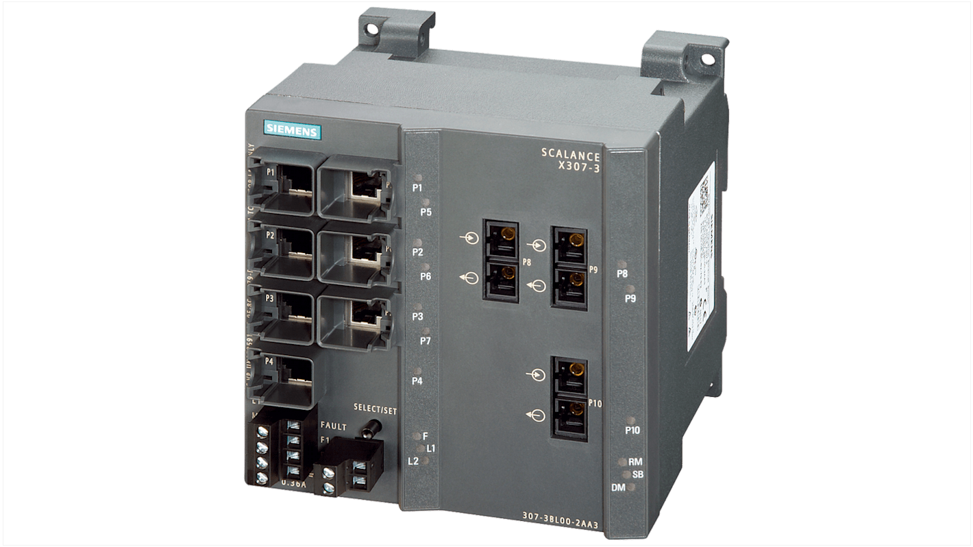 Switch Ethernet Siemens, 10 ports