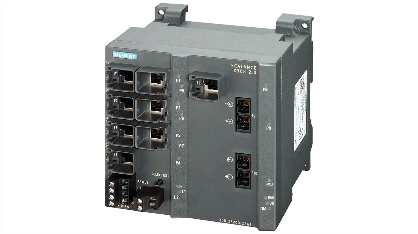 Switch Ethernet Siemens , 10 puertos