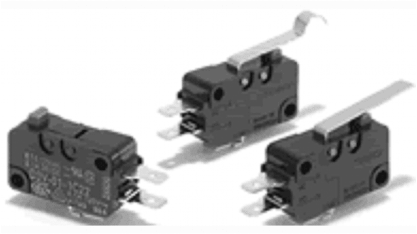 Omron Endschalter, Scharnierrollenhebel, 1-poliger Wechsler, IP 40