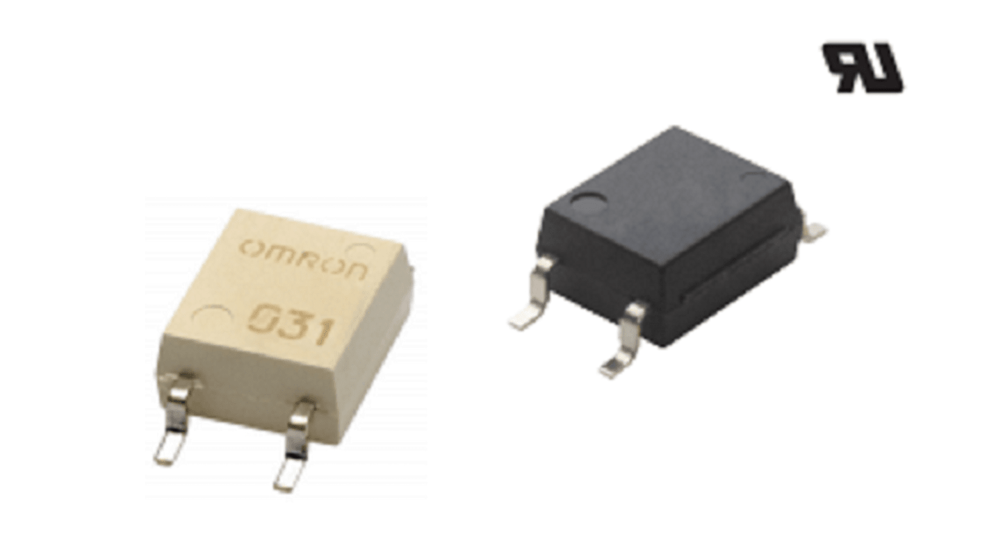 Relé industrial Omron G3VM, contactos SPST-NC, montaje en PCB