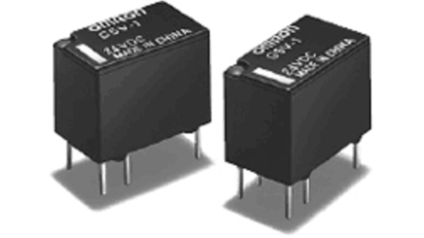 Omron PCB Mount Power Relay, 5V dc Coil, SPDT