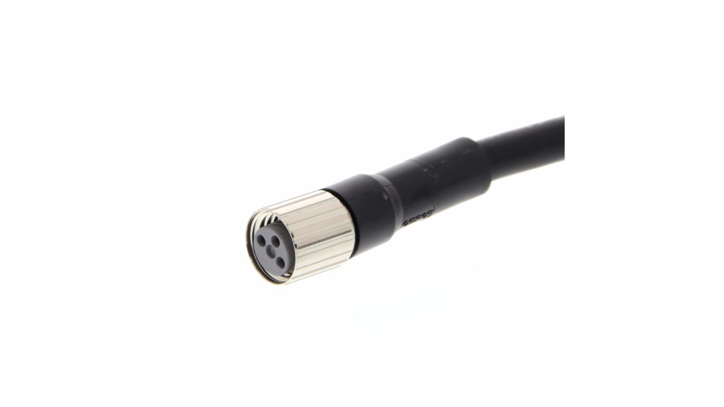 Omron Straight Female M8 to Unterminated Sensor Actuator Cable, 5m