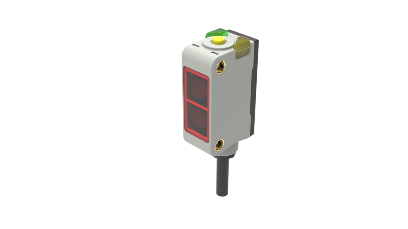 Rs-Online Sensore fotoelettrico Rettangolare RS PRO Rilevamento bottiglia trasparente rilevamento 2 m uscita PNP