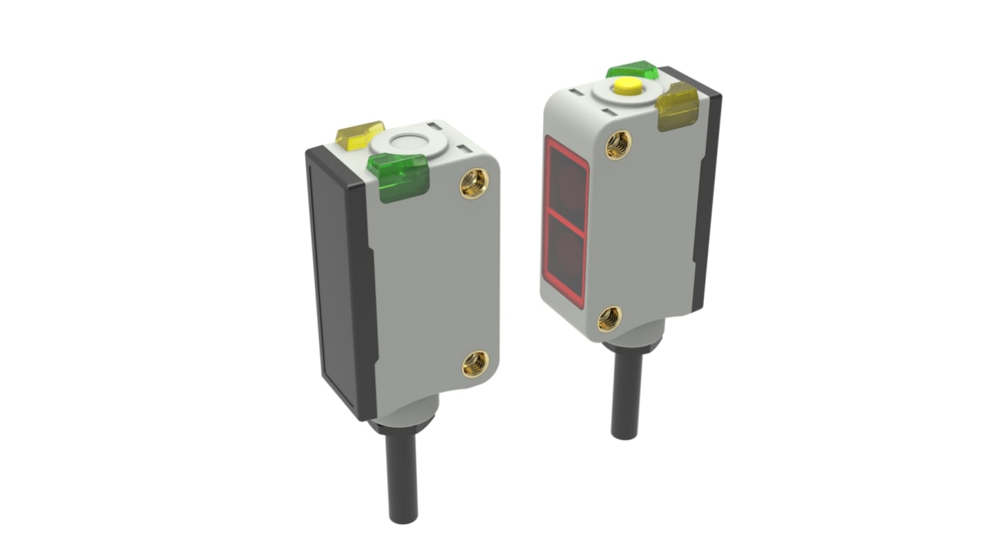 Rs-Online Sensore fotoelettrico Rettangolare RS PRO a fascio passante rilevamento 5 m uscita NPN NONC