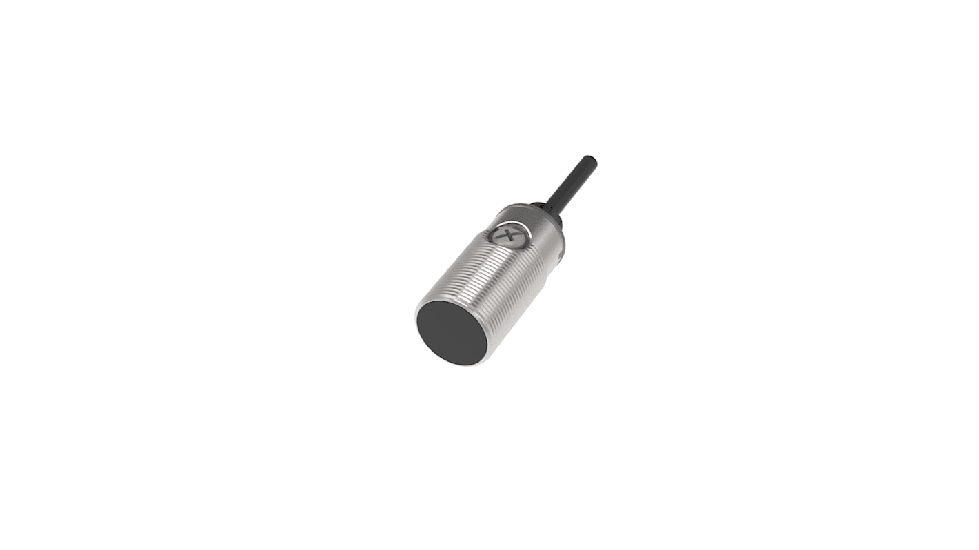 zylindrisch Optischer Sensor, Diffus, Bereich 40 cm, NPN Schließer/Öffner Ausgang, Anschlusskabel,