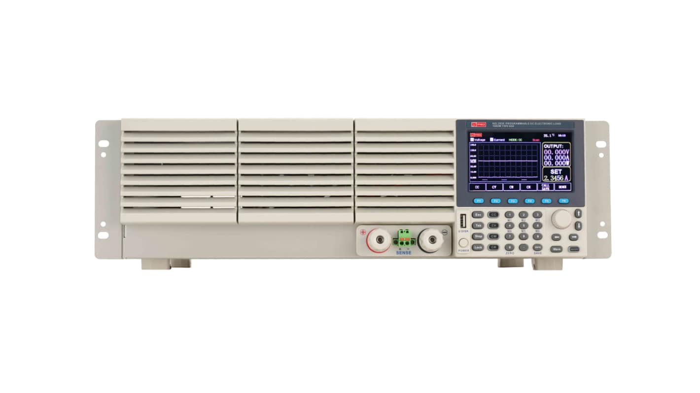 RS PRO Electronic DC Load, 0 → 1000W, 0 → 150 V, 0 → 40 A