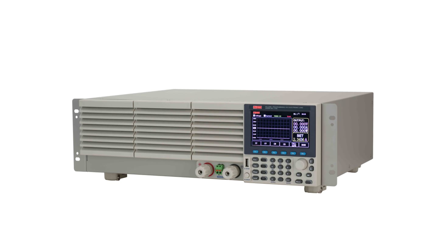 Elektronická zátěž DC Programmable 0 → 170 A 0 → 80 V 0 → 2400 W 0,2 → 750 Ω RS PRO, DKDCAL