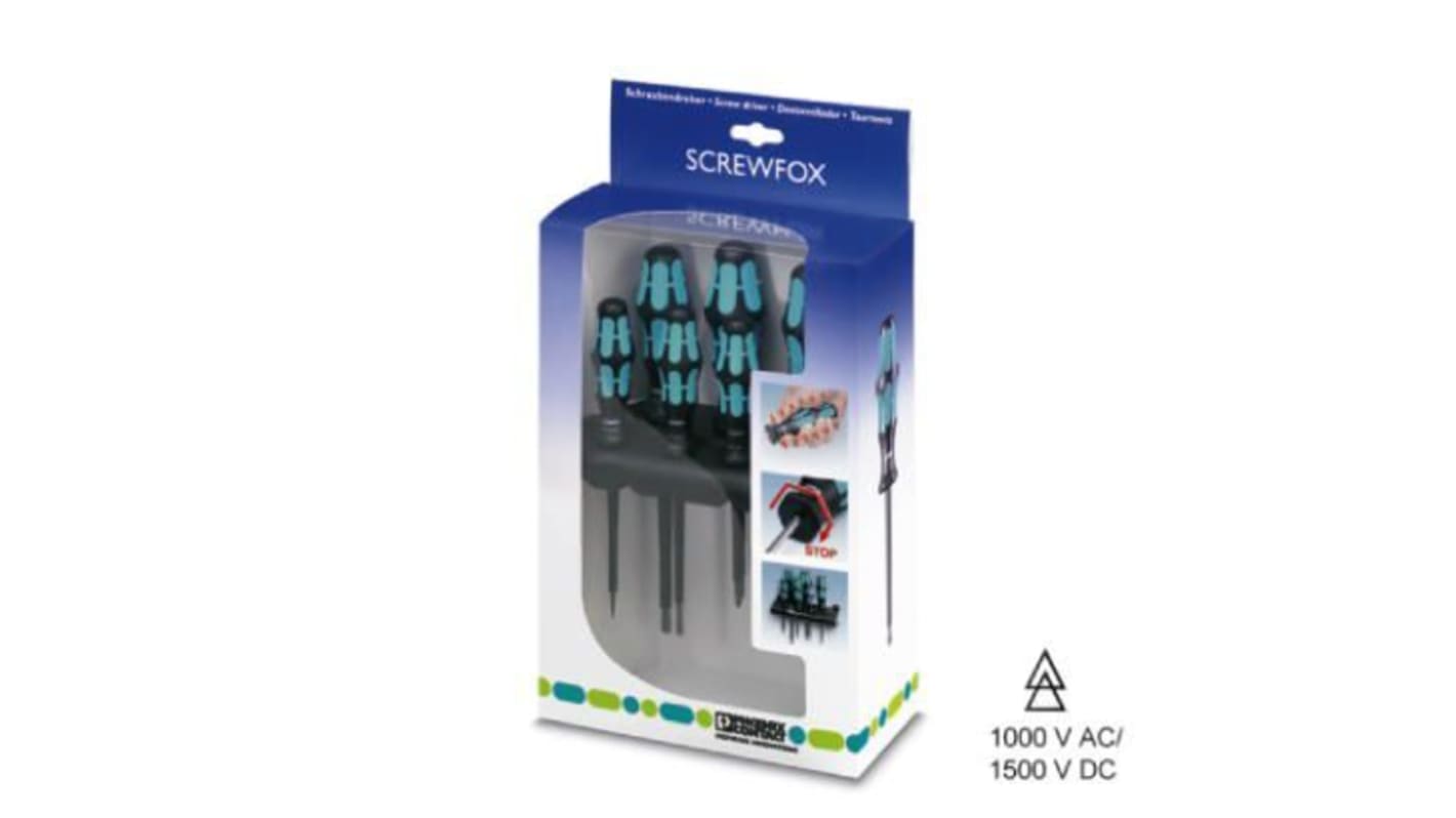 Phoenix Contact Standard-Schraubendrehersatz, 6-teilig TORX® ESD