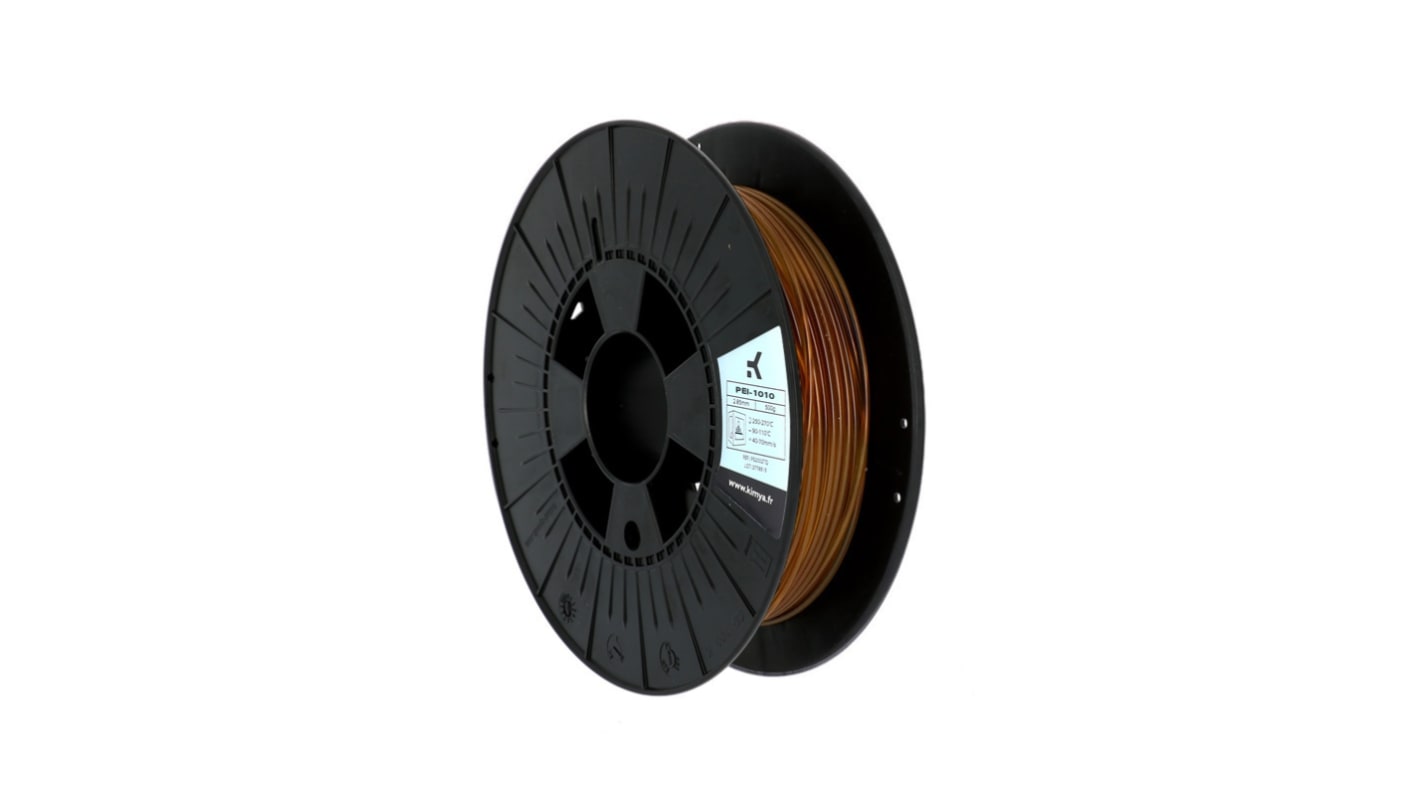 Filament do drukarki 3D PEI-1010 Ø 2.85mm 500g Pomarańczowy Kimya