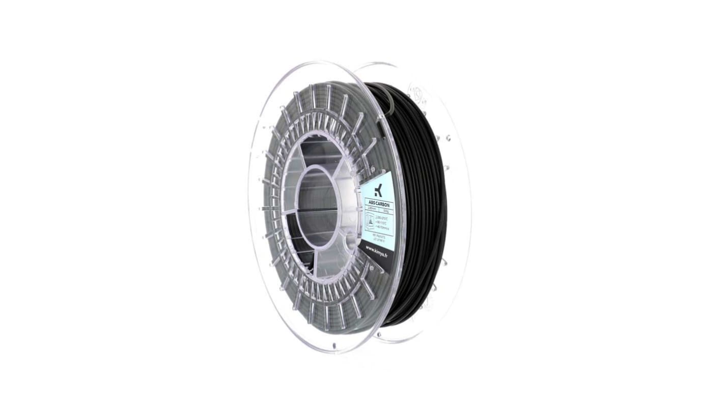 Filamento per stampante 3D Kimya, ABS Carbonio, Nero, diam. 1.75mm