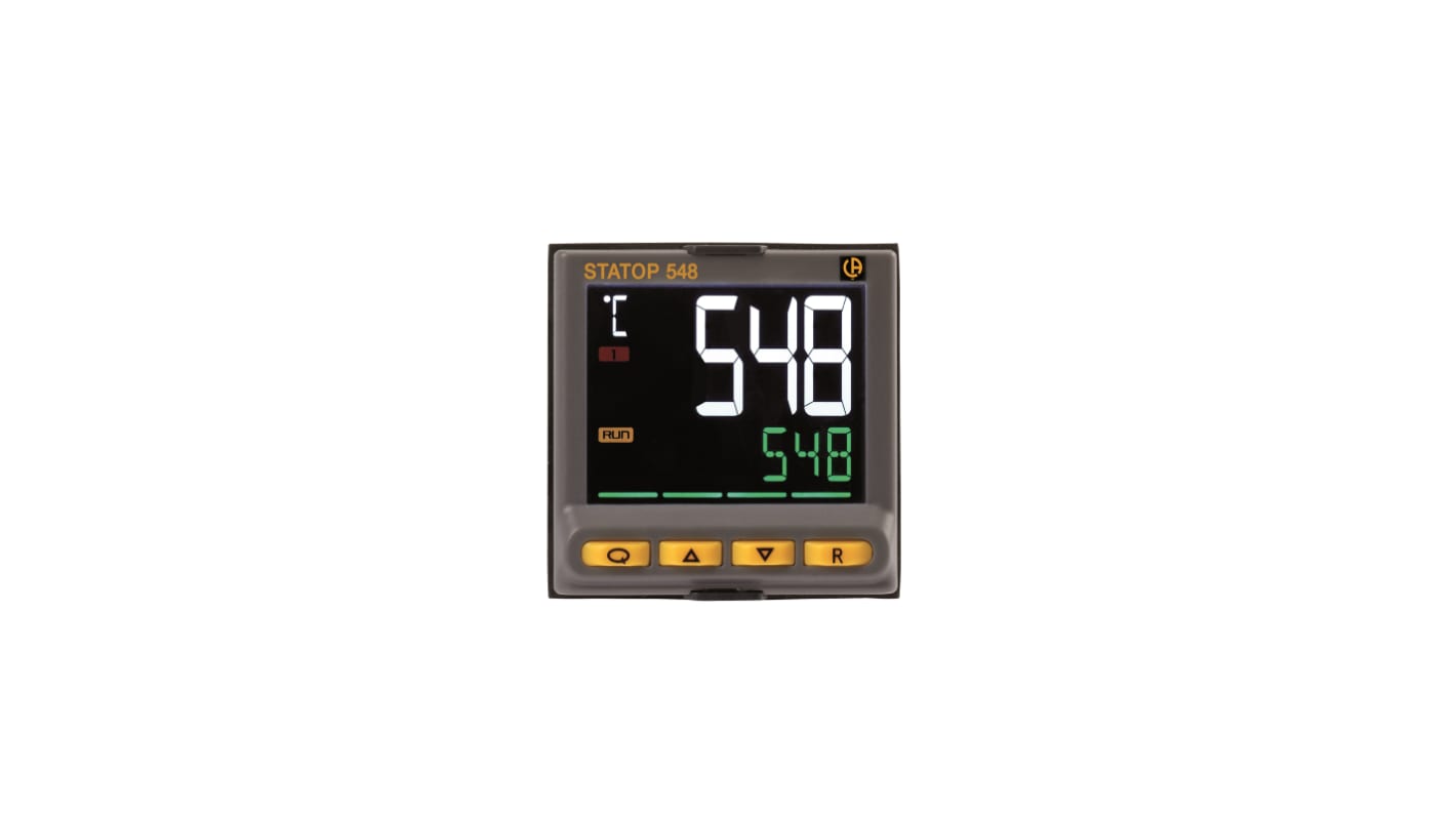 Pyro Controle STATOP 500 Panel Mount PID Temperature Controller, 45mm 3 Input, 4 Output Relay, 100 → 240 V ac