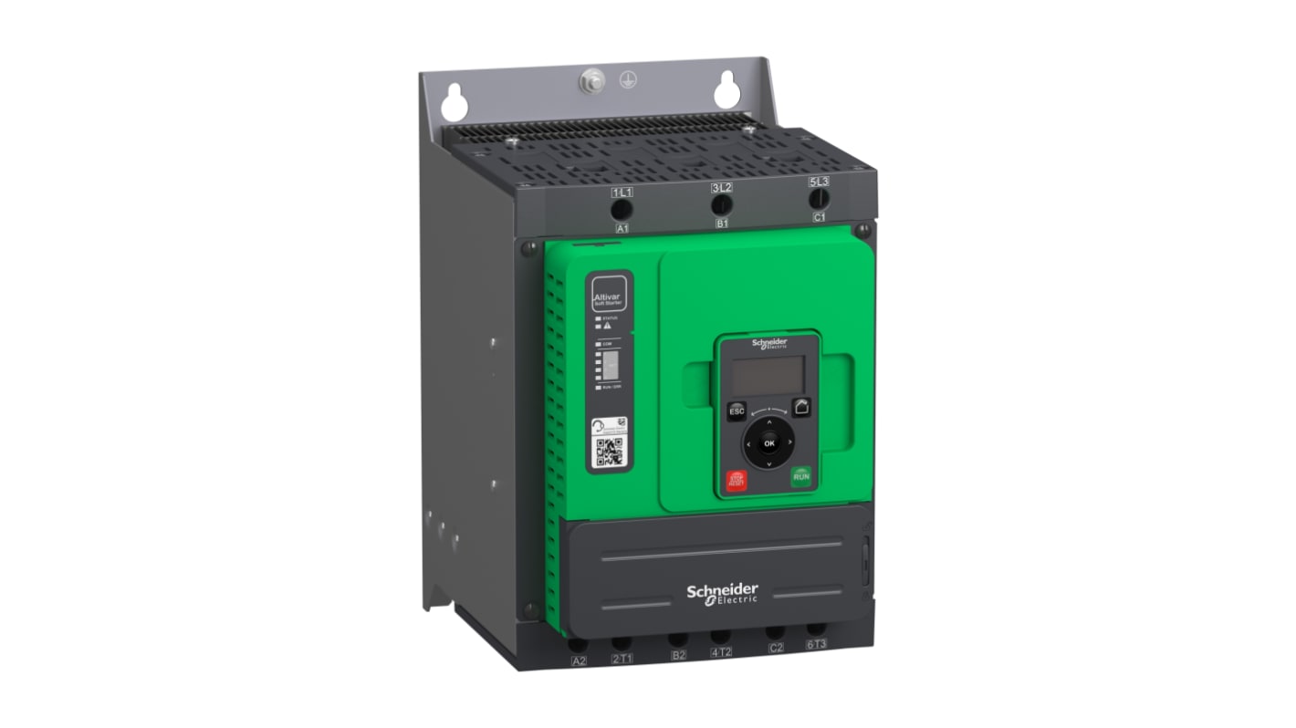 Démarreur progressif progressif, triphasé Schneider Electric Altivar Soft Starter ATS480 690 V c.a. 75 A