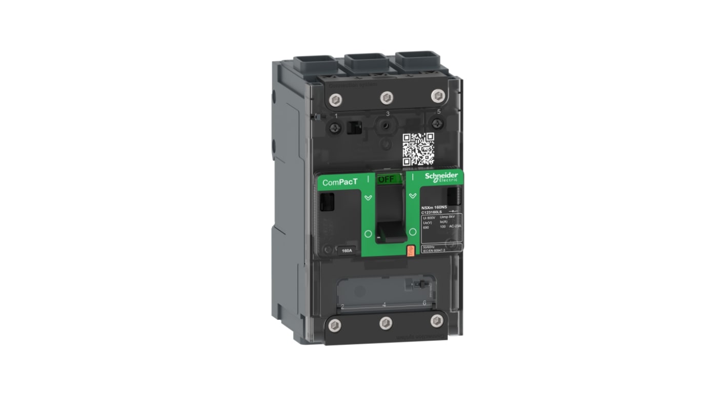 Sezionatore portafusibili Schneider Electric C113050LS, corrente max 50A, 3 ComPacT di nuova generazione NSXm 50NA