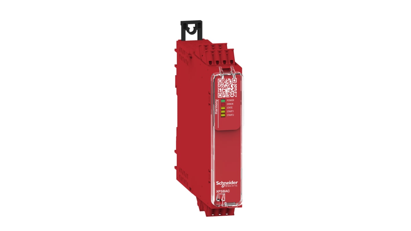 Schneider Electric Harmony XPS XPSBAC Emergency Stop Safety Relay, 24V ac/dc