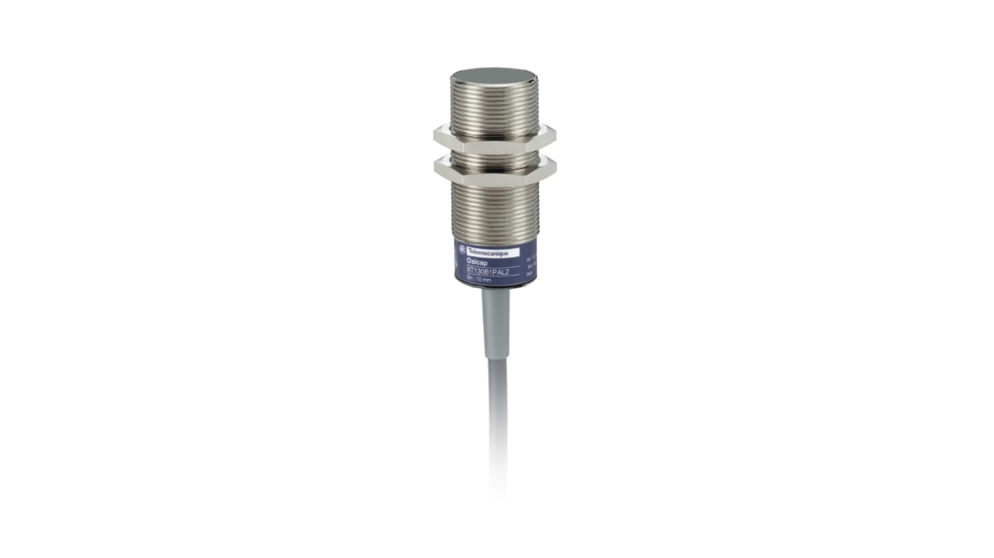 Rs-Online Sensore di prossimità Cilindro filettato Telemecanique Sensors M30 rilevamento 10 mm 24 → 240 V ac