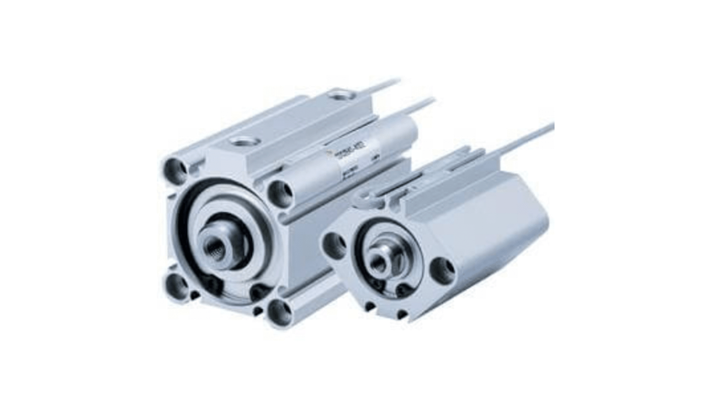 SMC Pneumatic Compact Cylinder - 5mm Bore, 50mm Stroke, CQ2 Series, Double Acting