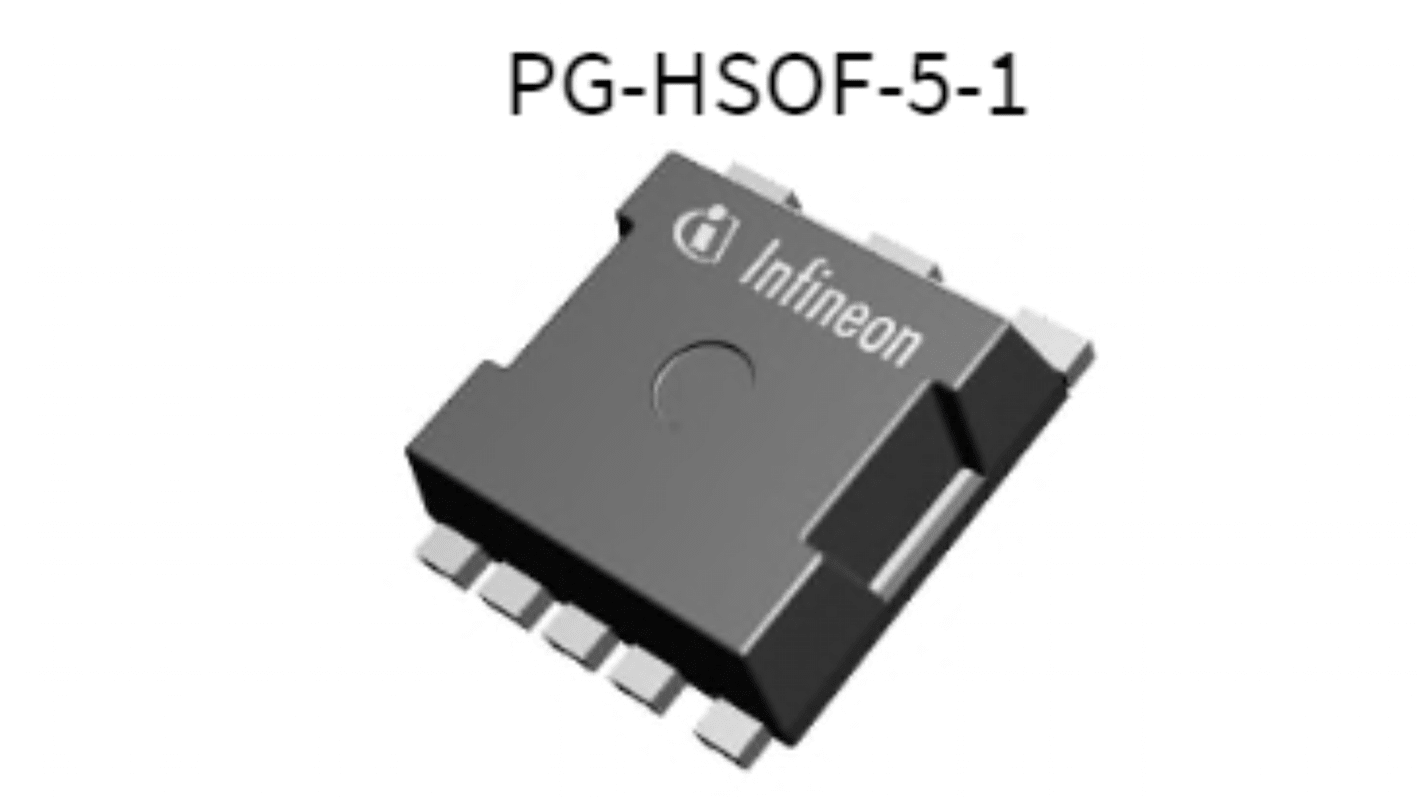 MOSFET Infineon, canale N, 250 A, PG-HSOF-5, Montaggio superficiale