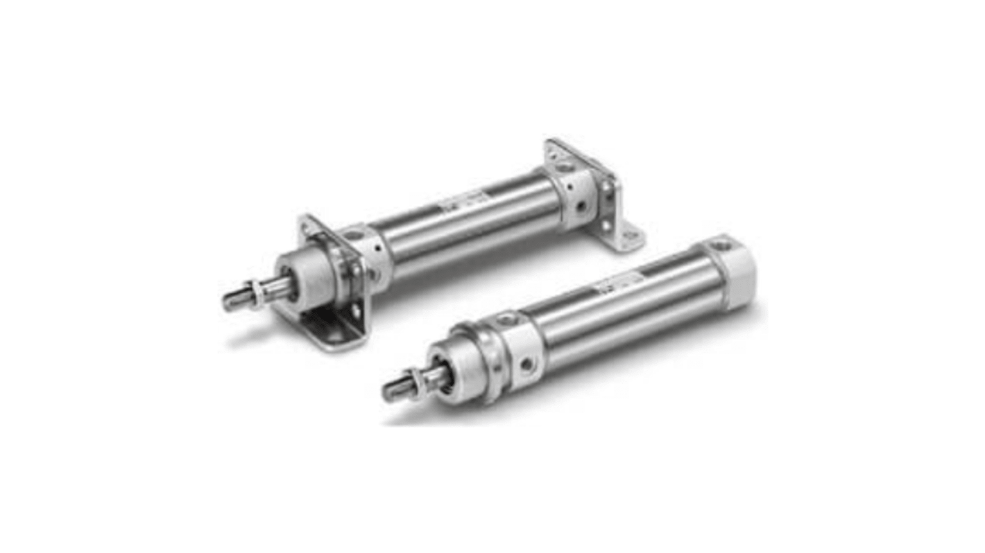 SMC ISO Standard Cylinder - 32mm Bore, 200mm Stroke, C75 Series, Double Acting