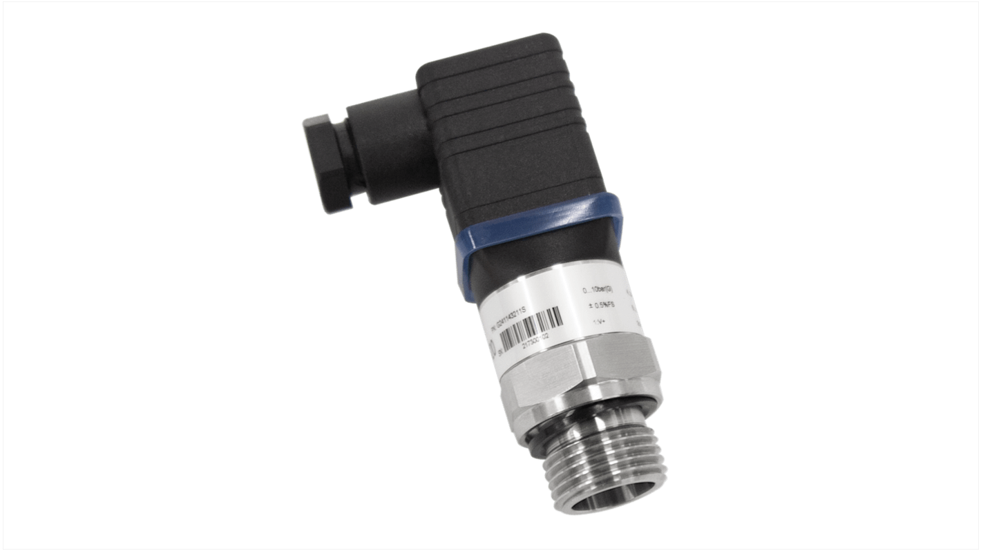 RS PRO Pressure Sensor, 0bar Min, 10bar Max, Gauge Reading