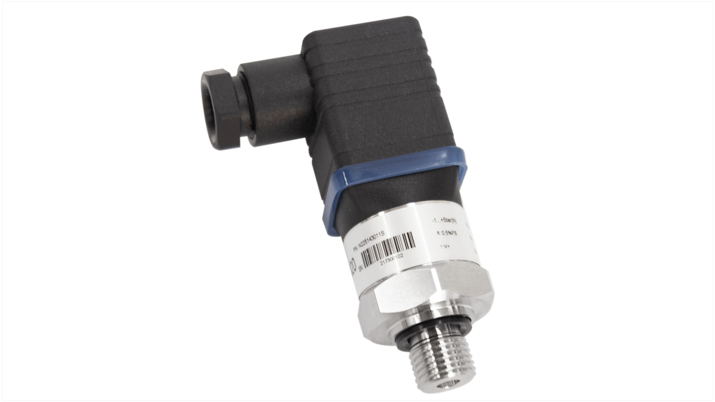 Capteur de pression RS PRO, Absolue 5bar max, pour Air, fluide, huile, eau, G1/4A ISO 1179-2