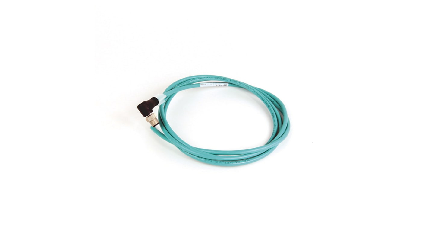 Allen Bradley, 10m Cat5e, Green M12 to M12, Unshielded Twisted Pair (UTP), Terminated