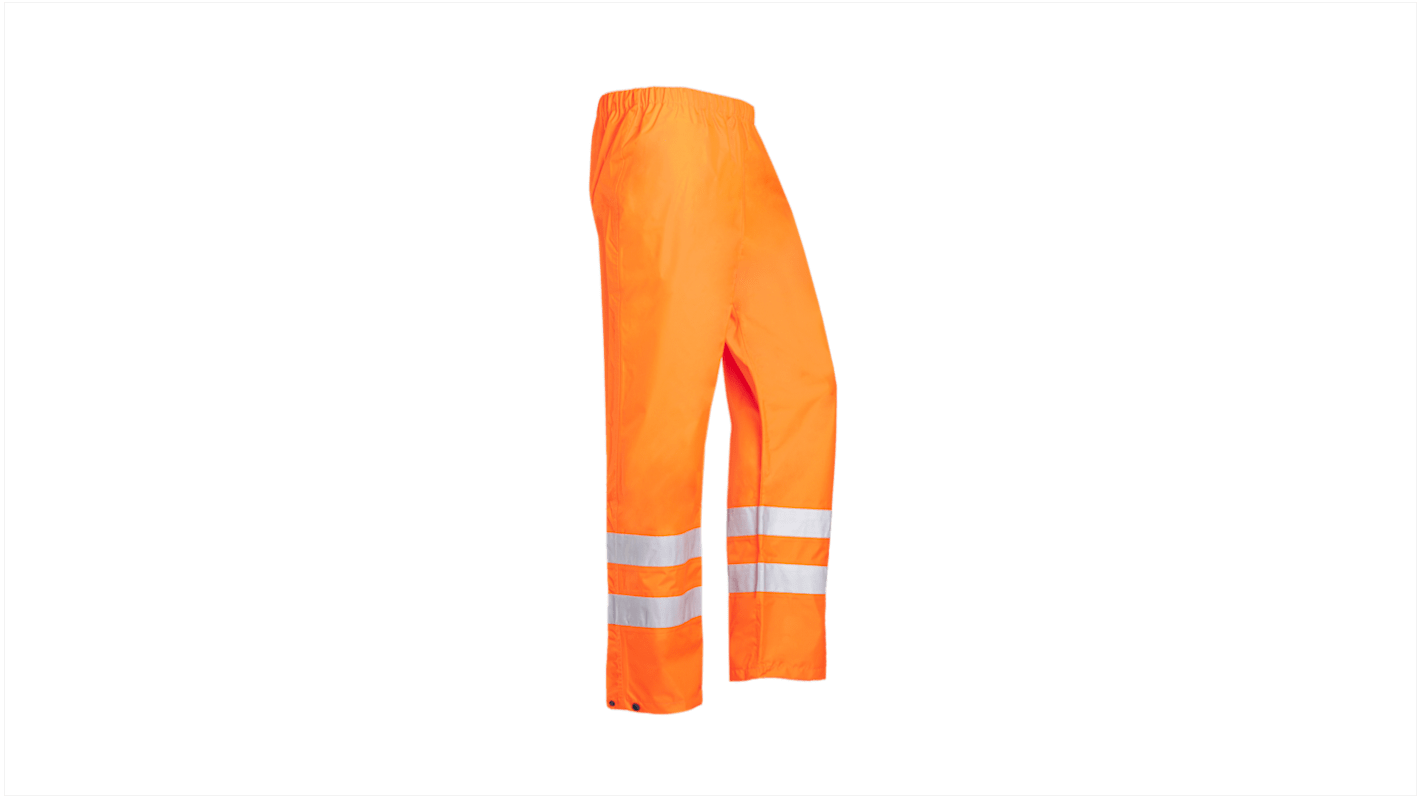 Pantalones de alta visibilidad Sioen Uk Unisex, talla XL, de color Naranja, Transpirable, Resistente al agua