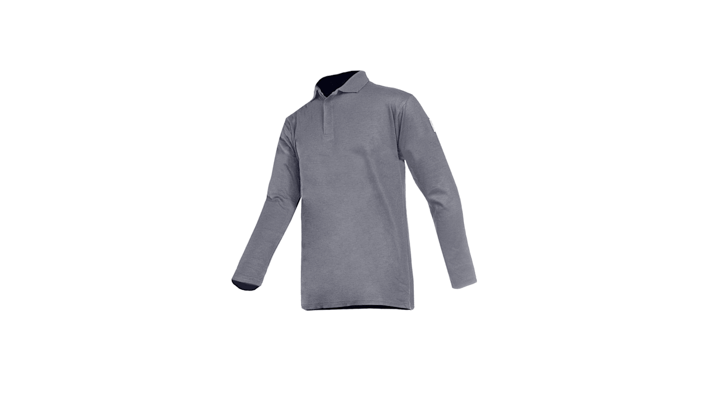 Polo manches longues Sioen Uk, Gris