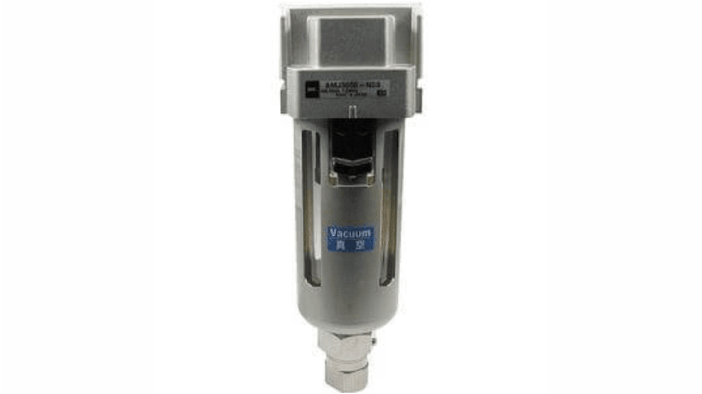 SMC 200 l/min G 3/8 Pneumatic Separator, 5μm filtration, 0.1MPa to 10 bar