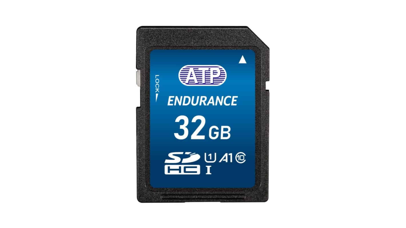 ATP 32 GB 工业SD卡, 3D TLC - XE, UHS-I, -25 → +85°C, S650Sc系列