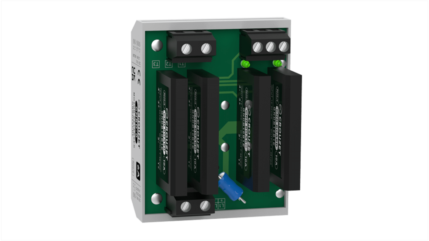 Crouzet GNRD-0 Series Solid State Relay, 6 A rms Load, DIN Rail Mount, 36 Vrms Load