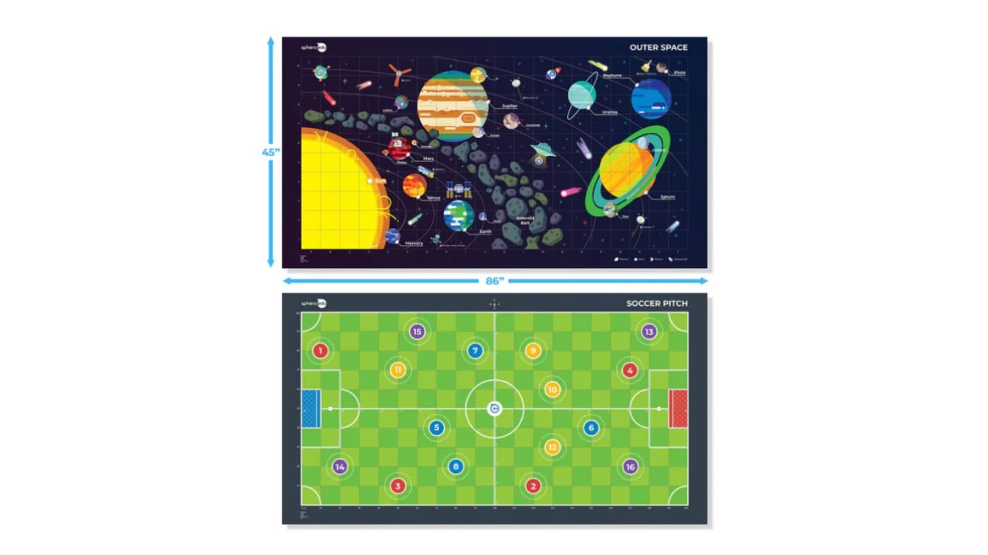 Sphero 探索者机器人套件, 教学套件, Code Mat Space/Soccer for Sphero Robot系列