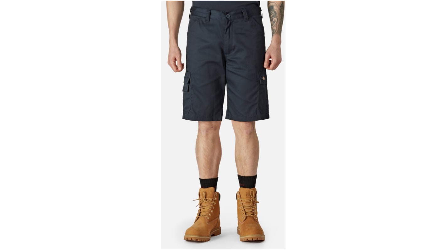 Dickies Everyday Navy 35% Cotton, 65% Polyester Work shorts, 38cm