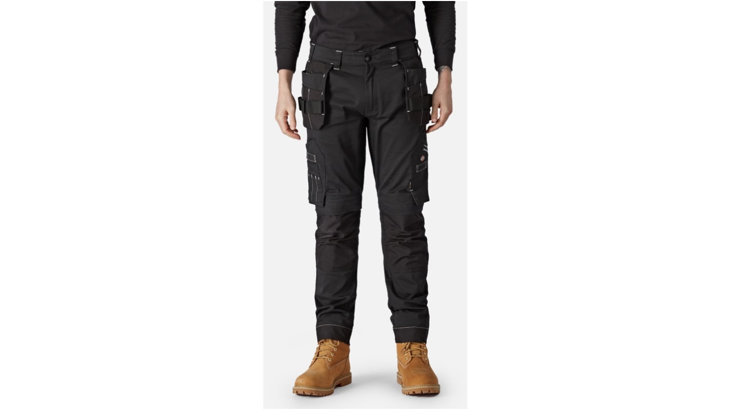Dickies Universal Flex Herren Arbeitshose Schwarz, Größe 34cm / 34Zoll
