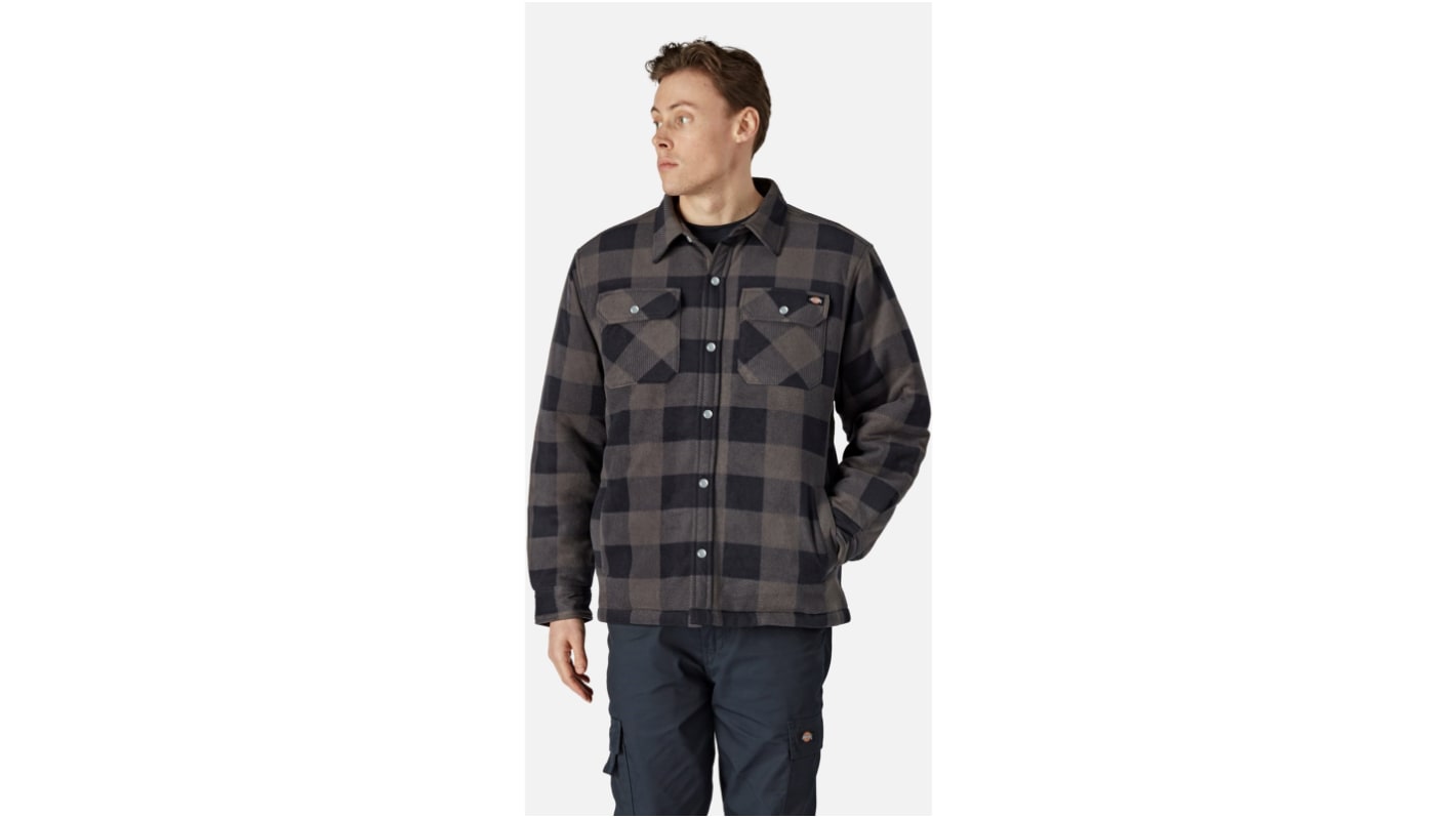 Camisa de trabajo para hombre Dickies Portland de 100 % poliéster de color Azul, talla XXL