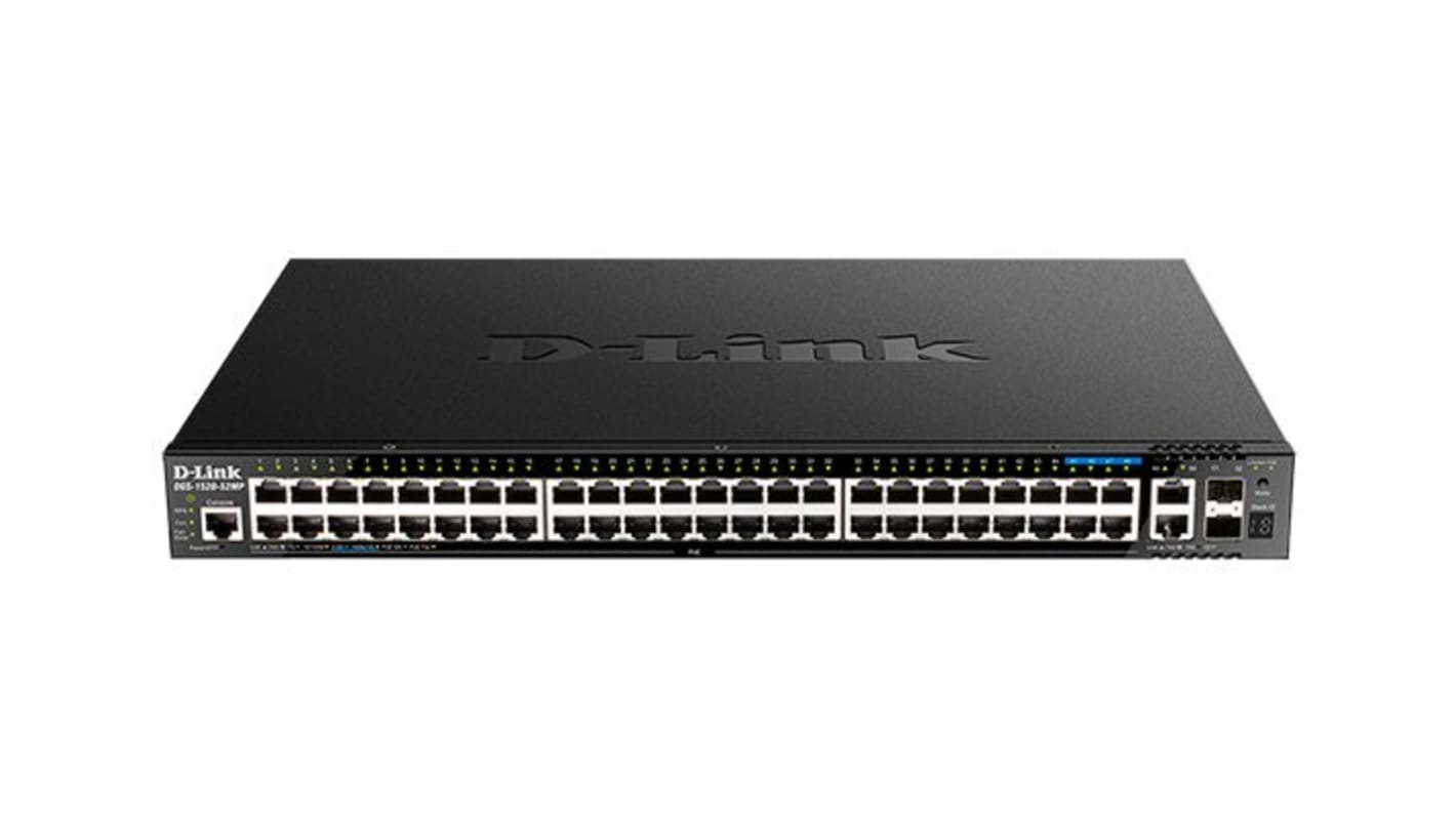 D-Link 52-Port Layer 3 Stackable Smart Managed Max PoE Switch with 10G Uplinks, Smart 52 Port Managed Switch With PoE