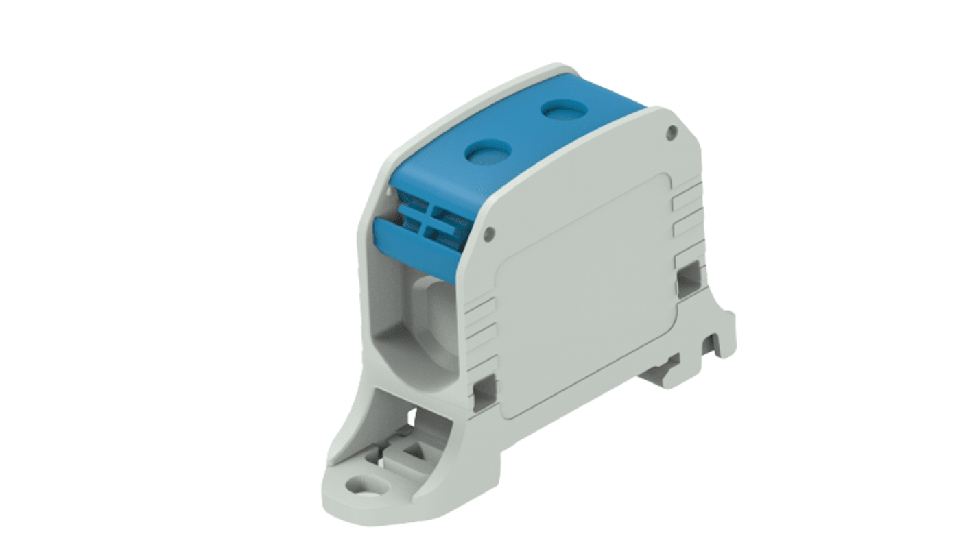 Entrelec 1SNF536021R0000 1SNF Series Blue, Grey, 2-Level, Cable Termination