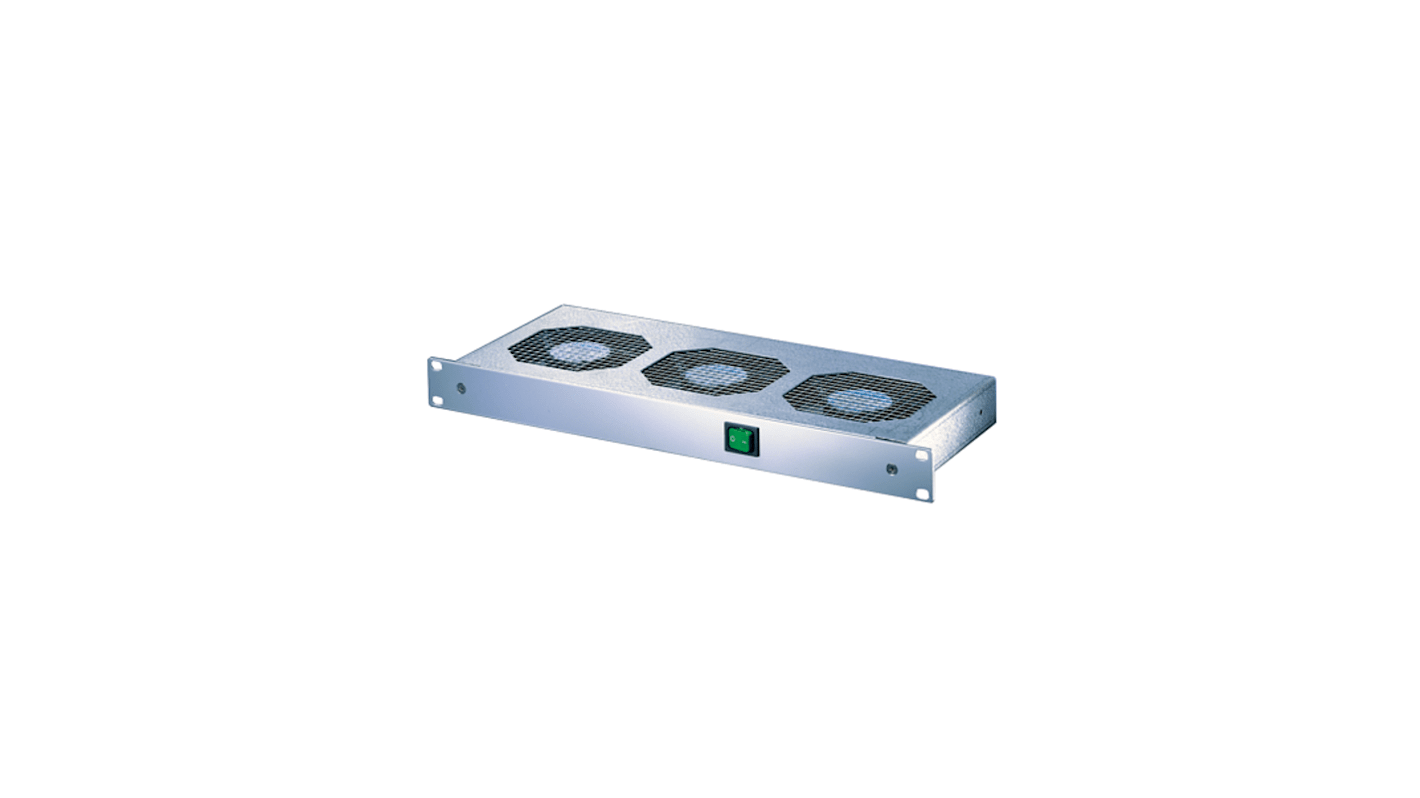 nVent SCHROFF 3 Fan Surface Fan Module, 1U